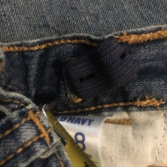 OLD NAVY Boys Denim Painter Jean Shorts Size 8 - Picture 6 of 8